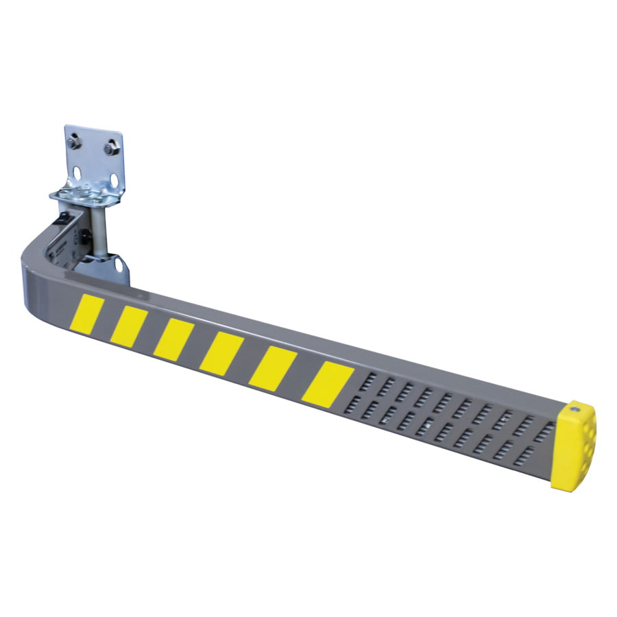 DL2 Integrated LED Loading Dock Light grey with yellow safety stripes